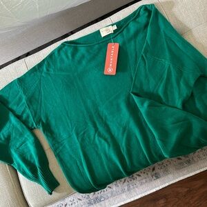COPY - Dreamers by Debut green sweater size S/M NWT